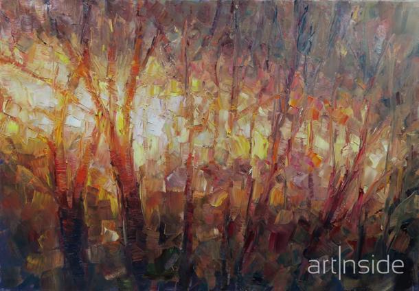 Słońce w topolach VI