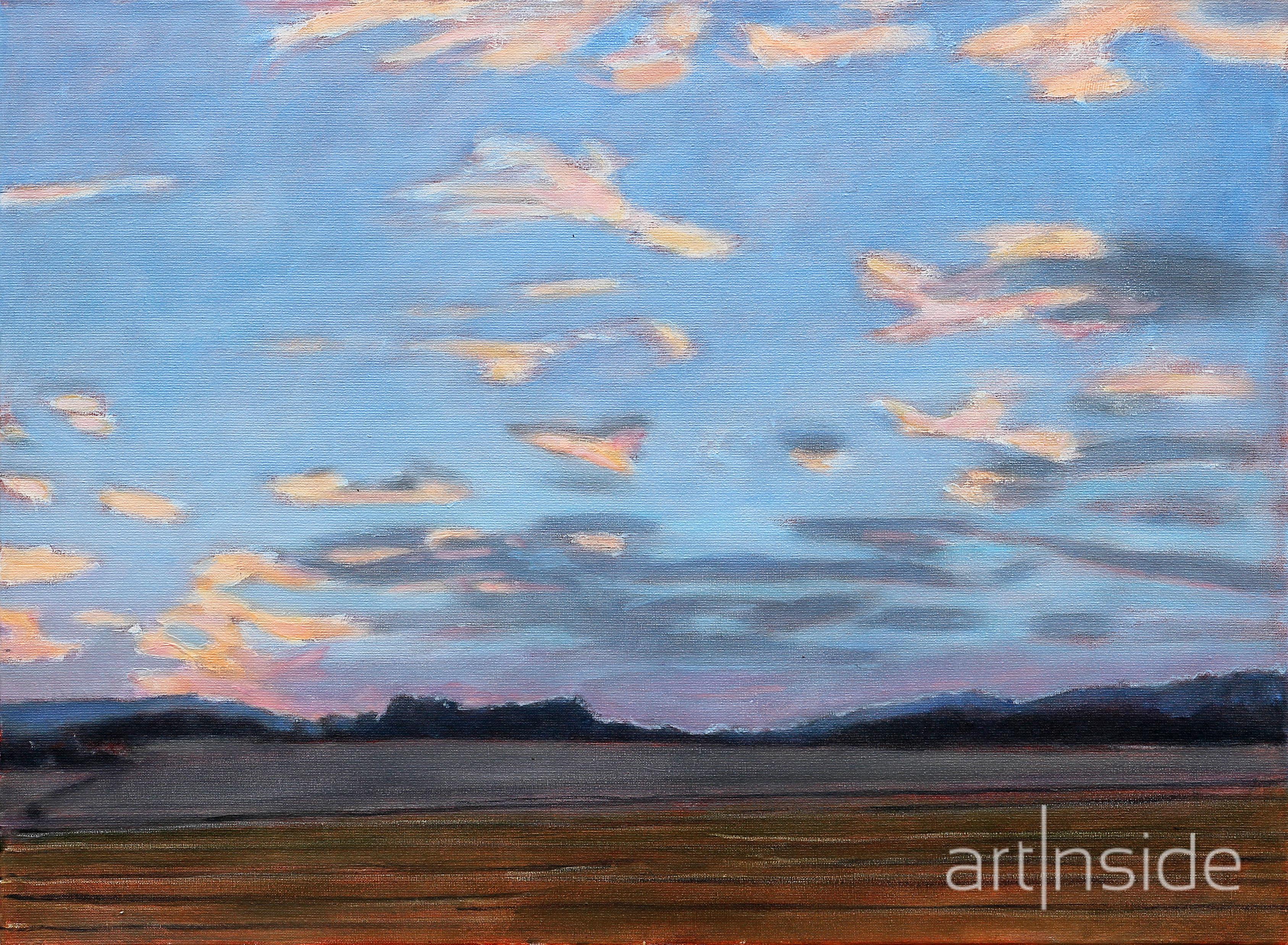 Zachód słońca w Wiśniowej