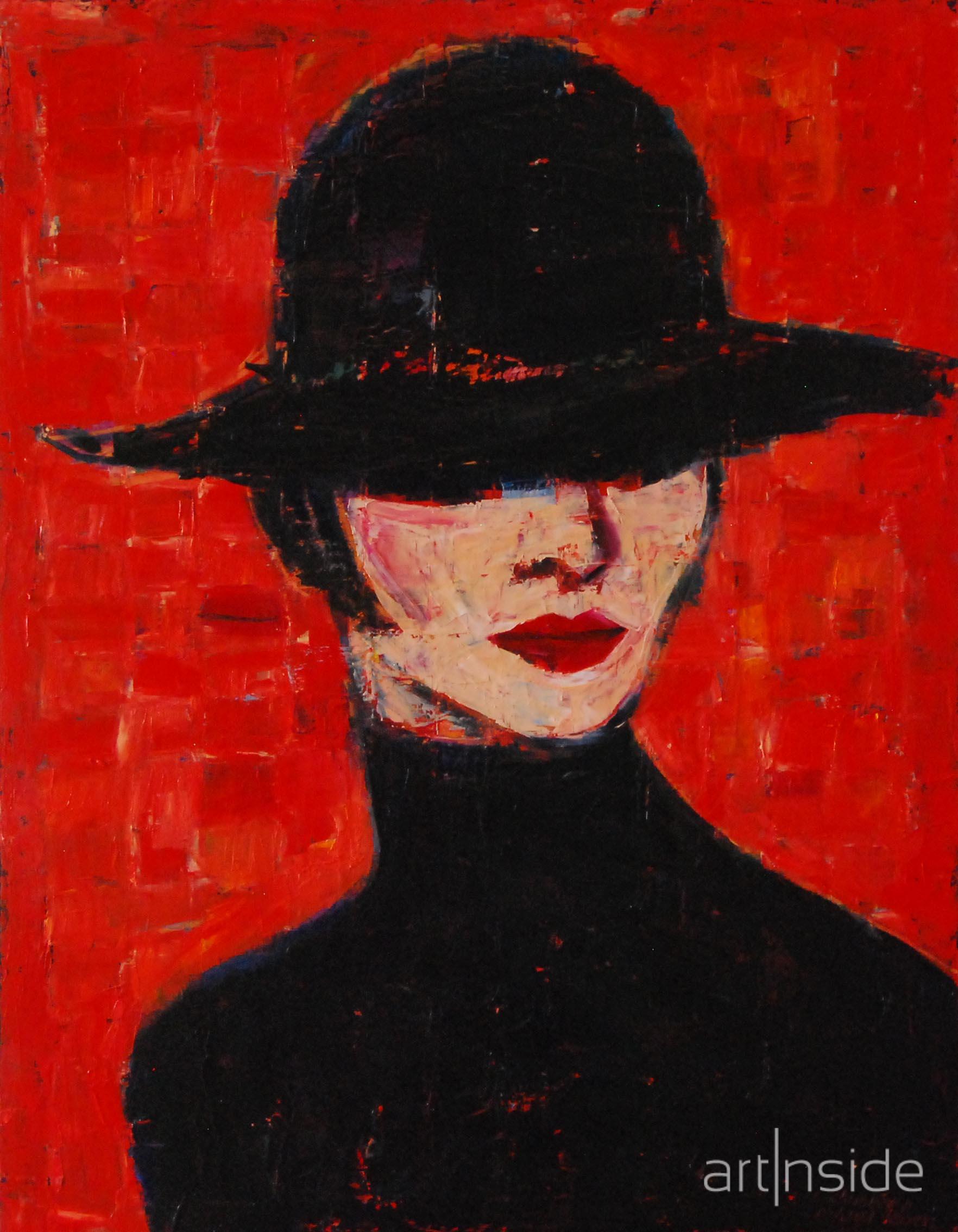 Portret w kapeluszu