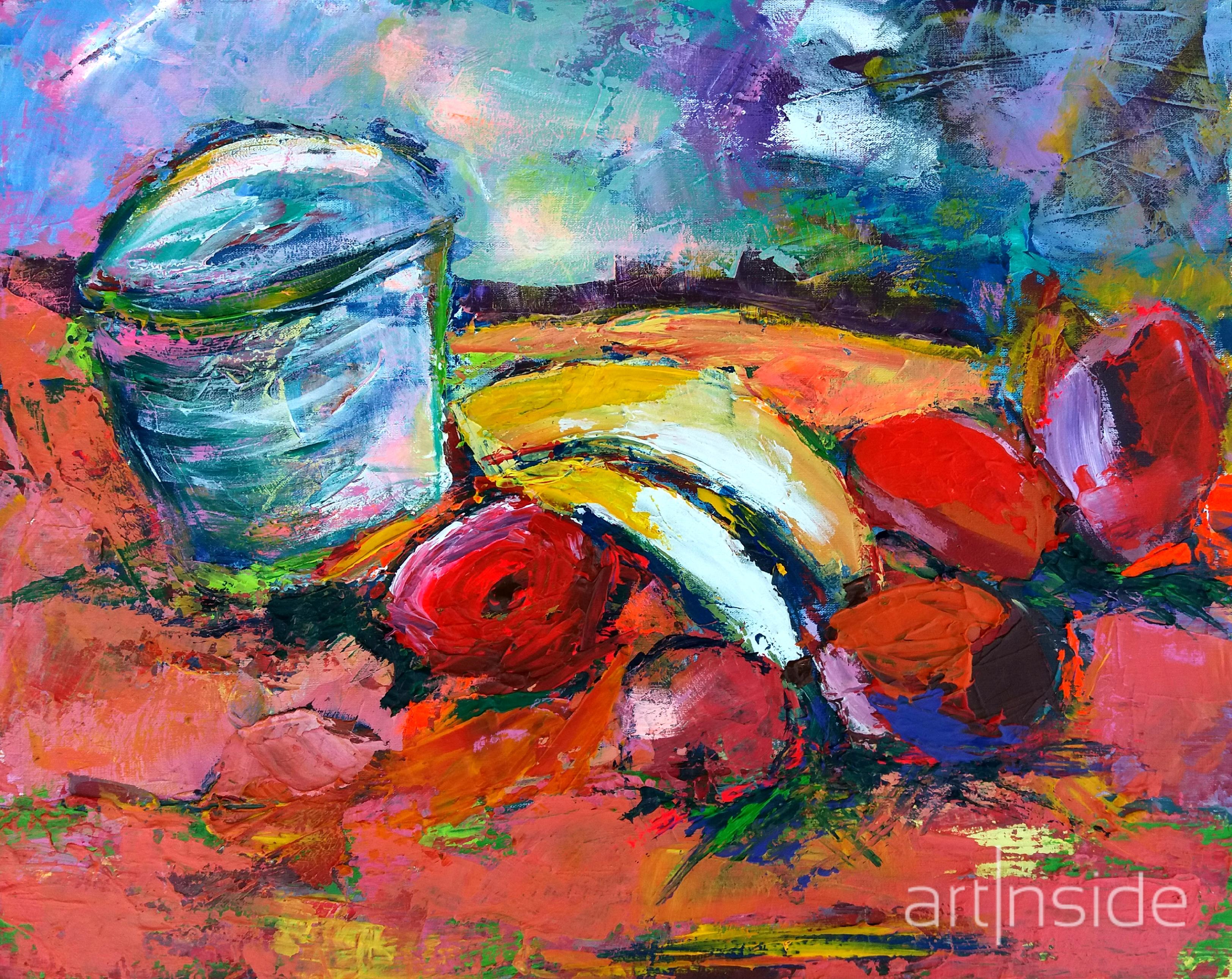 Martwa natura z bananami