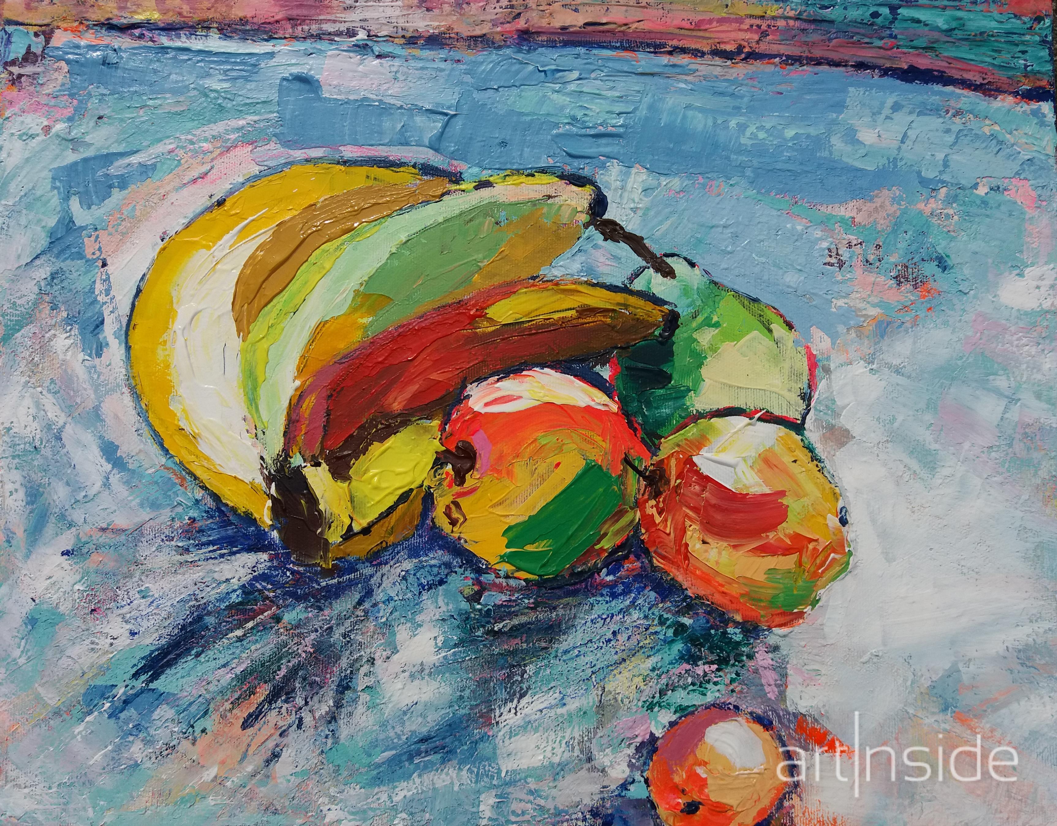 Martwa natura w błękitach