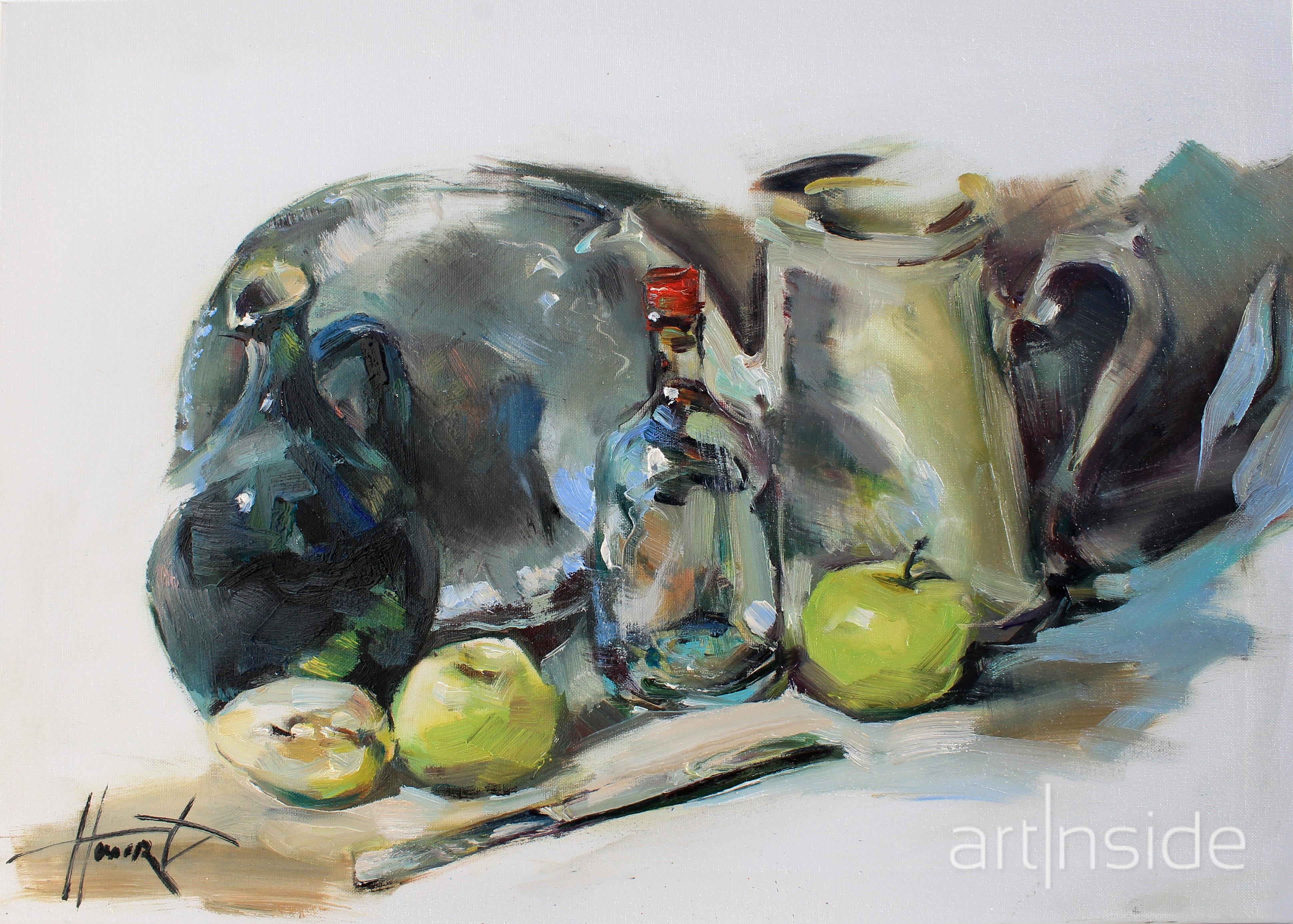 Galeria obrazów Artinside – najpiękniejsze obrazy olejne w internecie Martwa  natura z jabłkami